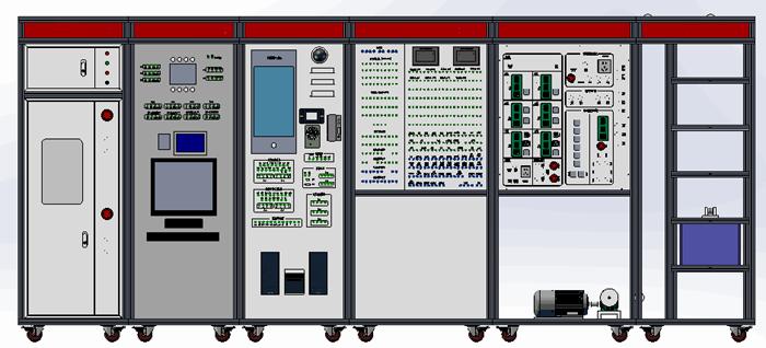 现代智能物联网群控电梯电气控制实训考核装置_上海硕博科教设备有限